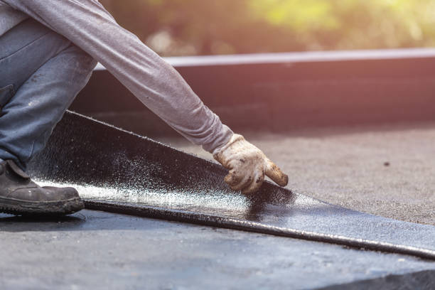 Professional Emergency Waterproofing technician working in Hamilton, MI